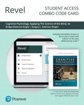 Book cover for Revel for Cognitive Psychology