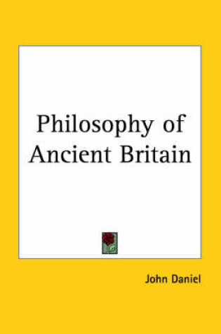 Cover of Philosophy of Ancient Britain (1927)