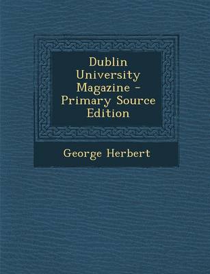 Book cover for Dublin University Magazine