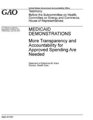 Book cover for Medicaid Demonstrations