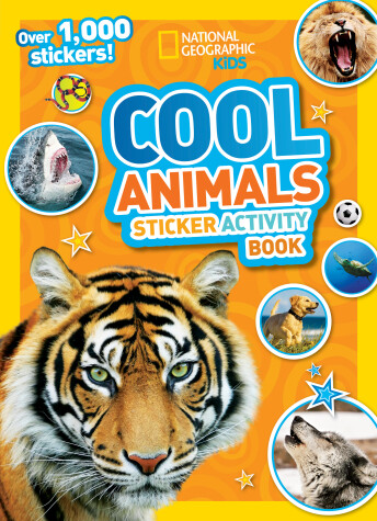 Book cover for Cool Animals Sticker Activity Book