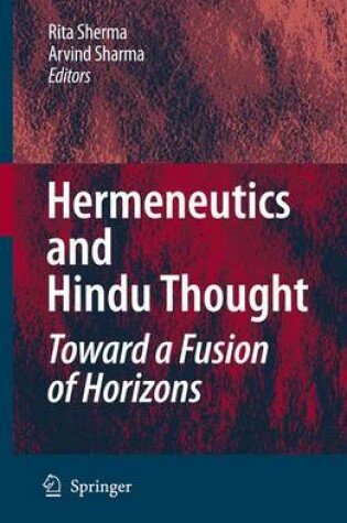 Cover of Hermeneutics and Hindu Thought