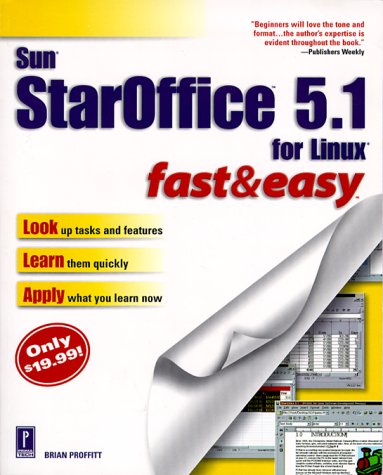 Book cover for StarOffice Linux Fast and Easy