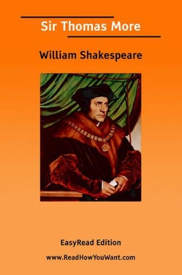 Book cover for Sir Thomas More [Easyread Edition]