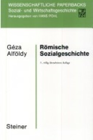 Cover of Romische Sozialgeschichte