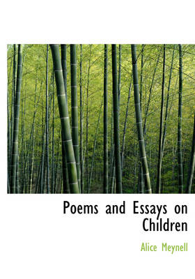 Book cover for Poems and Essays on Children