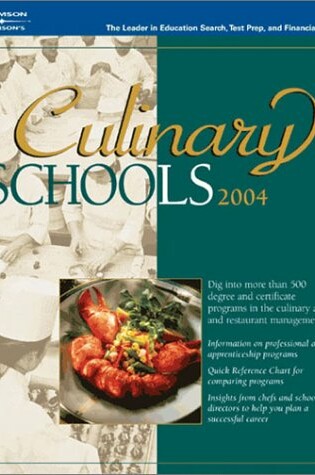 Cover of Culinary Schools 2004