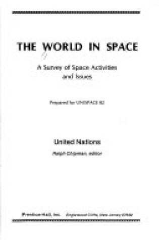 Cover of World in Space