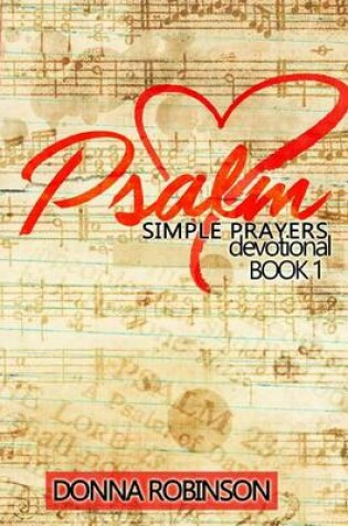 Cover of Psalm Simple Prayer Devotional Book 1