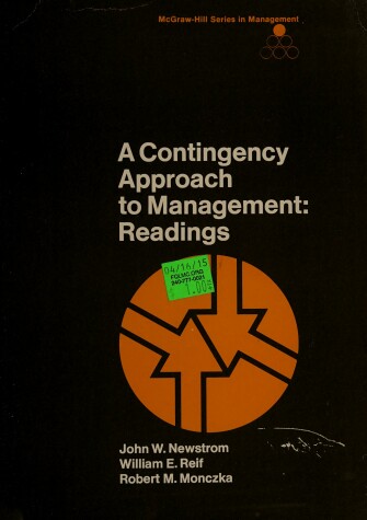 Book cover for Contingency Approach to Management Readings