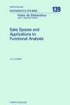 Book cover for Saks Spaces and Applications to Functional Analysis