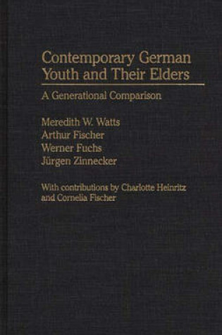 Cover of Contemporary German Youth and Their Elders