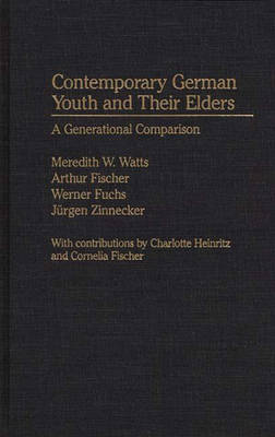 Book cover for Contemporary German Youth and Their Elders