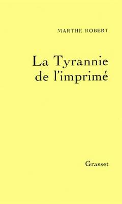 Book cover for La Tyrannie de L'Imprime