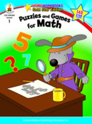 Book cover for Puzzles and Games for Math, Grade 1