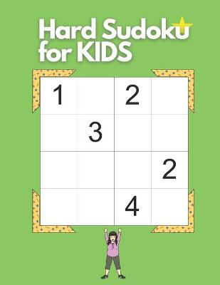 Book cover for Hard Sudoku for kids