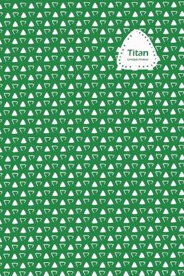 Book cover for Titan Lifestyle, Undated Daily Planner, 106 Weeks (2 Years), Blank Lined, Write-in Journal (Green)