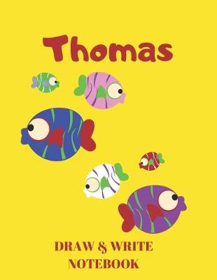 Book cover for Thomas Draw & Write Notebook