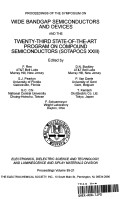 Cover of Proceedings of the Symposium on Wide Bandgap Semiconductors and Devices and the Twenty-Third State-Of-The-Art Program on Compound Semiconductors (Sotapocs XXIII)