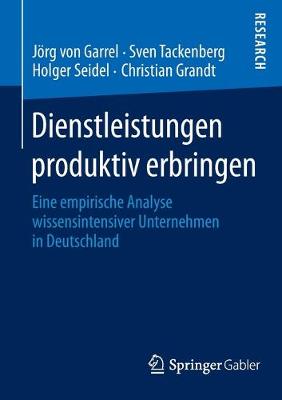 Book cover for Dienstleistungen produktiv erbringen