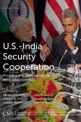 Cover of U.S.-India Security Cooperation
