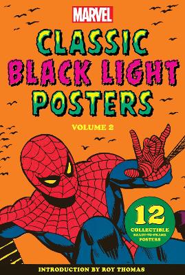 Book cover for Marvel Classic Black Light Collectible Poster Portfolio Volume 2