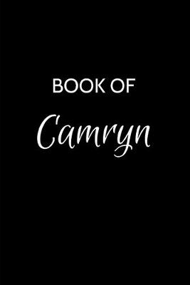 Book cover for Book of Camryn