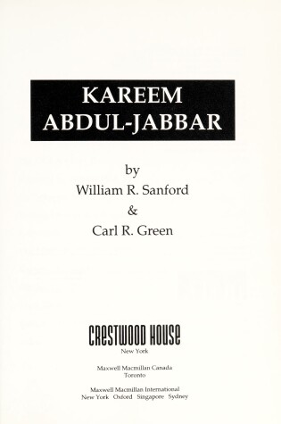 Cover of Kareem Abdul-Jabbar