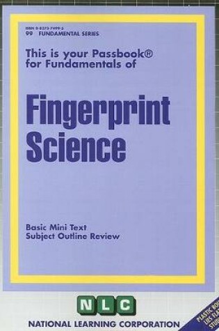 Cover of FINGERPRINT SCIENCE