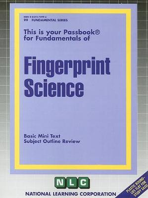 Book cover for FINGERPRINT SCIENCE