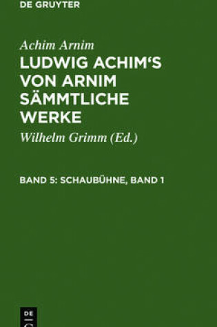 Cover of Schaubuhne, Band 1