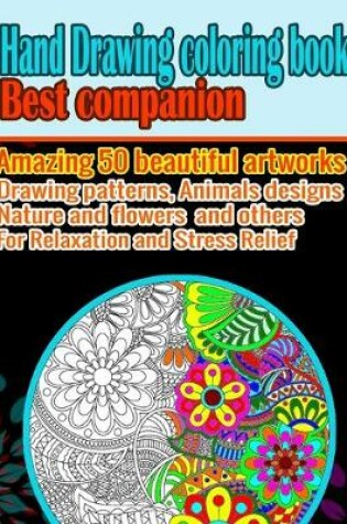 Cover of Hand drawing Coloring book best companion