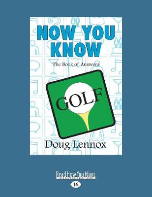 Book cover for Now You Know Golf