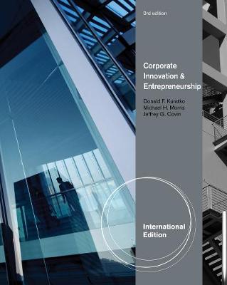 Book cover for Corporate Innovation & Entrepreneurship, International Edition