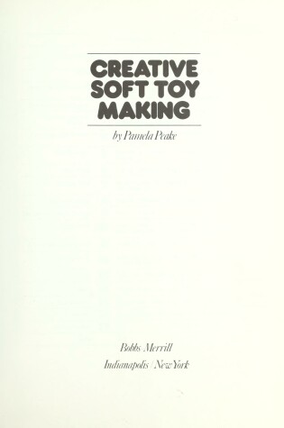 Cover of Creative Soft Toy Making