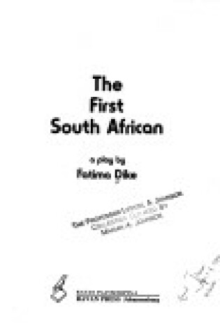 Cover of First South African