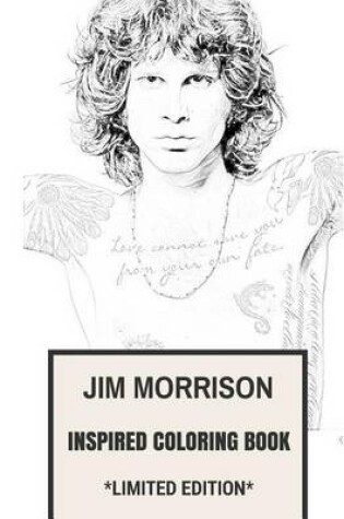 Cover of Jim Morrison Inspired Coloring Book