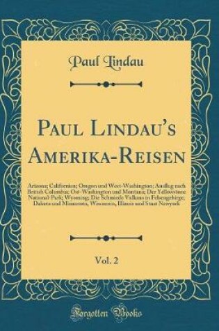 Cover of Paul Lindau's Amerika-Reisen, Vol. 2