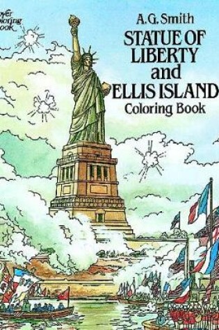 Cover of Statue of Liberty and Ellis Island Colouring Book