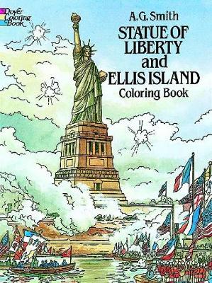 Cover of Statue of Liberty and Ellis Island Colouring Book