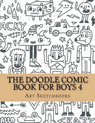 Book cover for The Doodle Comic Book for Boys 4