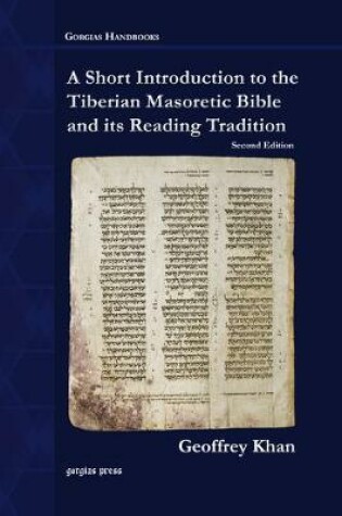 Cover of A Short Introduction to the Tiberian Masoretic Bible and its Reading Tradition