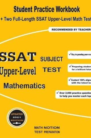 Cover of SSAT Upper-Level Subject Test Mathematics