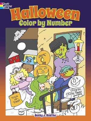 Book cover for Halloween Color by Number