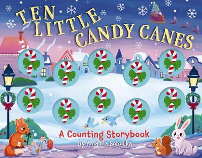 Book cover for Ten Little Candy Canes