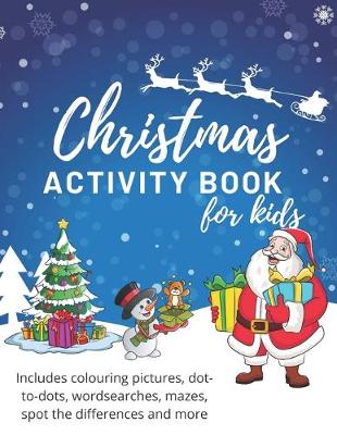 Book cover for Christmas Activity Book For Kids