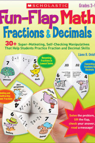 Cover of Fun-Flap Math: Fractions & Decimals