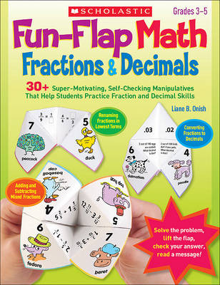 Book cover for Fun-Flap Math: Fractions & Decimals