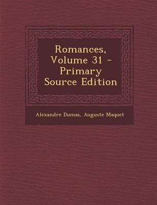 Book cover for Romances, Volume 31