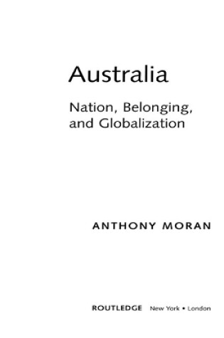 Cover of Australia